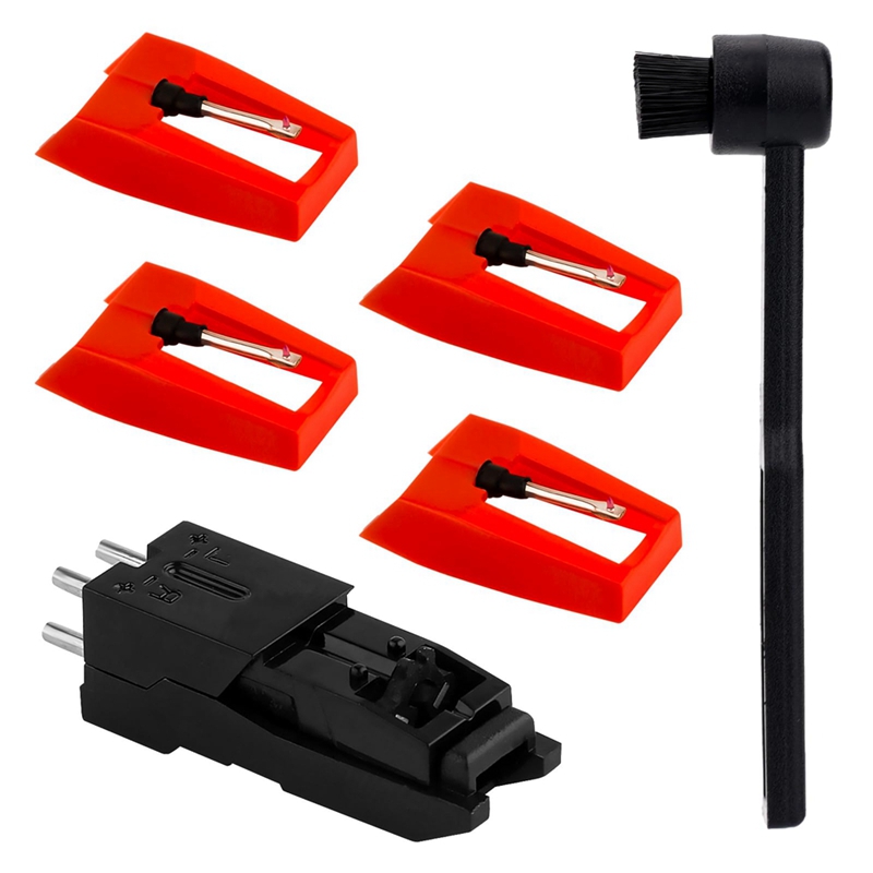 Record Player Needle - Player Needle Replacement, 4Pcs Diamond Record