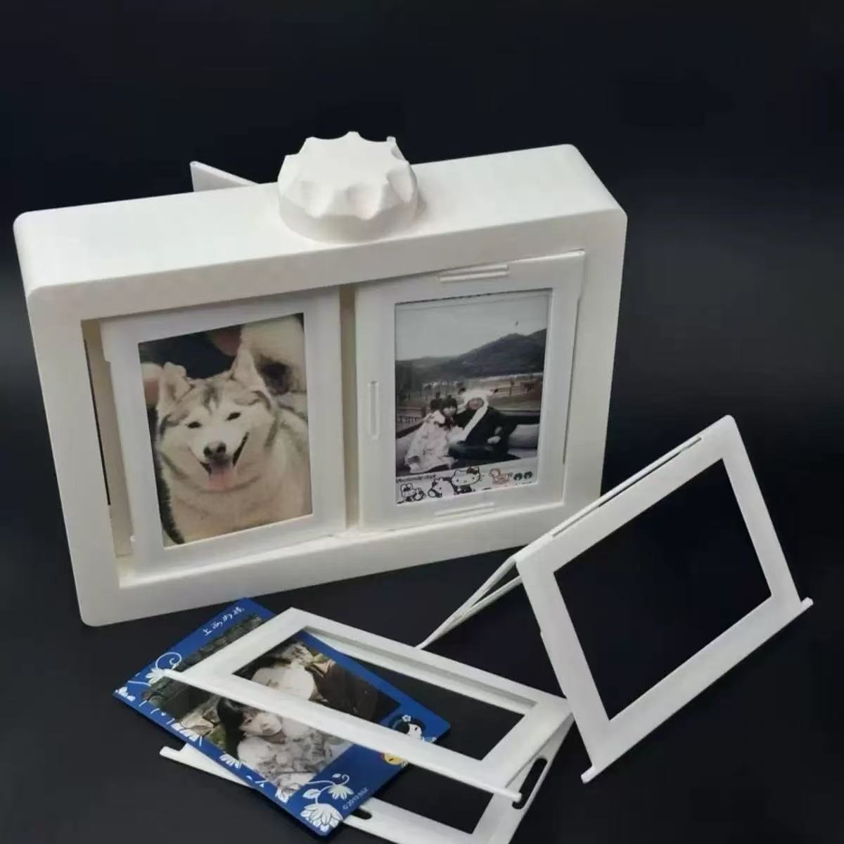Polaroid Photo Album - Polaroid Rotating Photo Album, Page-Turning 3D