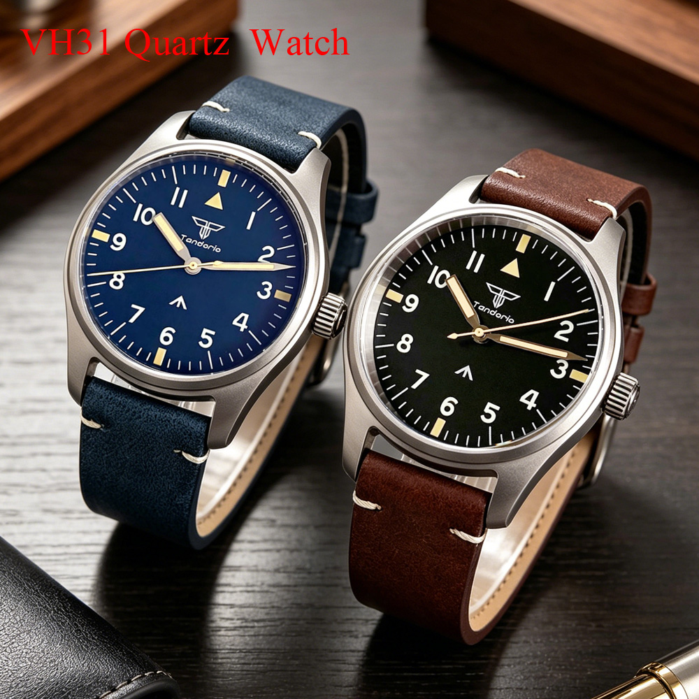 Vintage Watch Collecting - Tandorio 39mm AR Sapphire Titanium Case