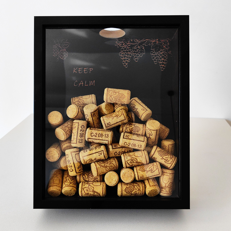 Red Wine Cork Display Frame Wo - огляд і ціна Collectible Vintage Photos