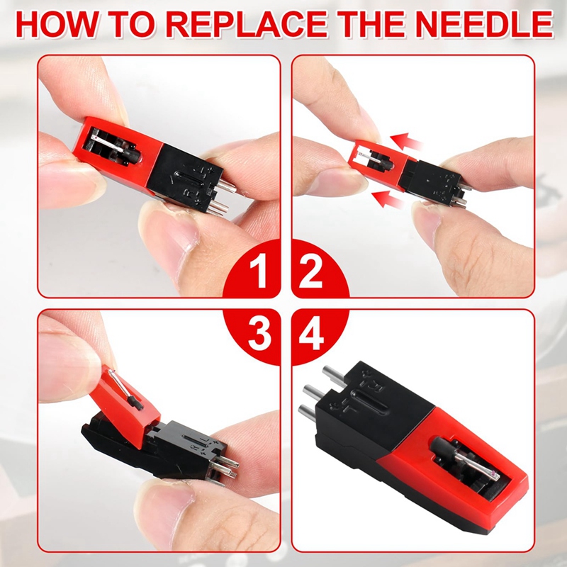 Player Needle Replacement, 4Pc - огляд і ціна Record Player Needle