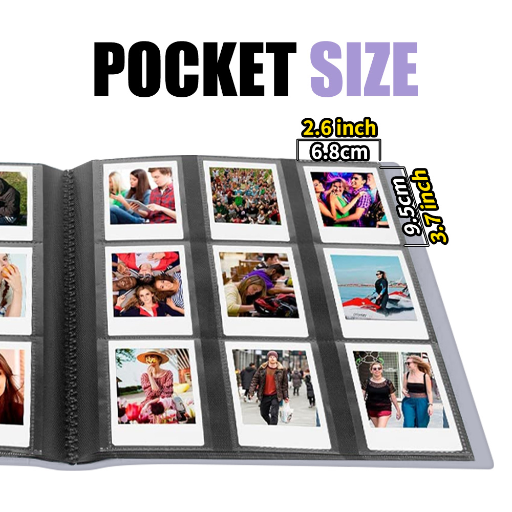 3 inches Printing Paper Purple - огляд і ціна Polaroid Photo Album