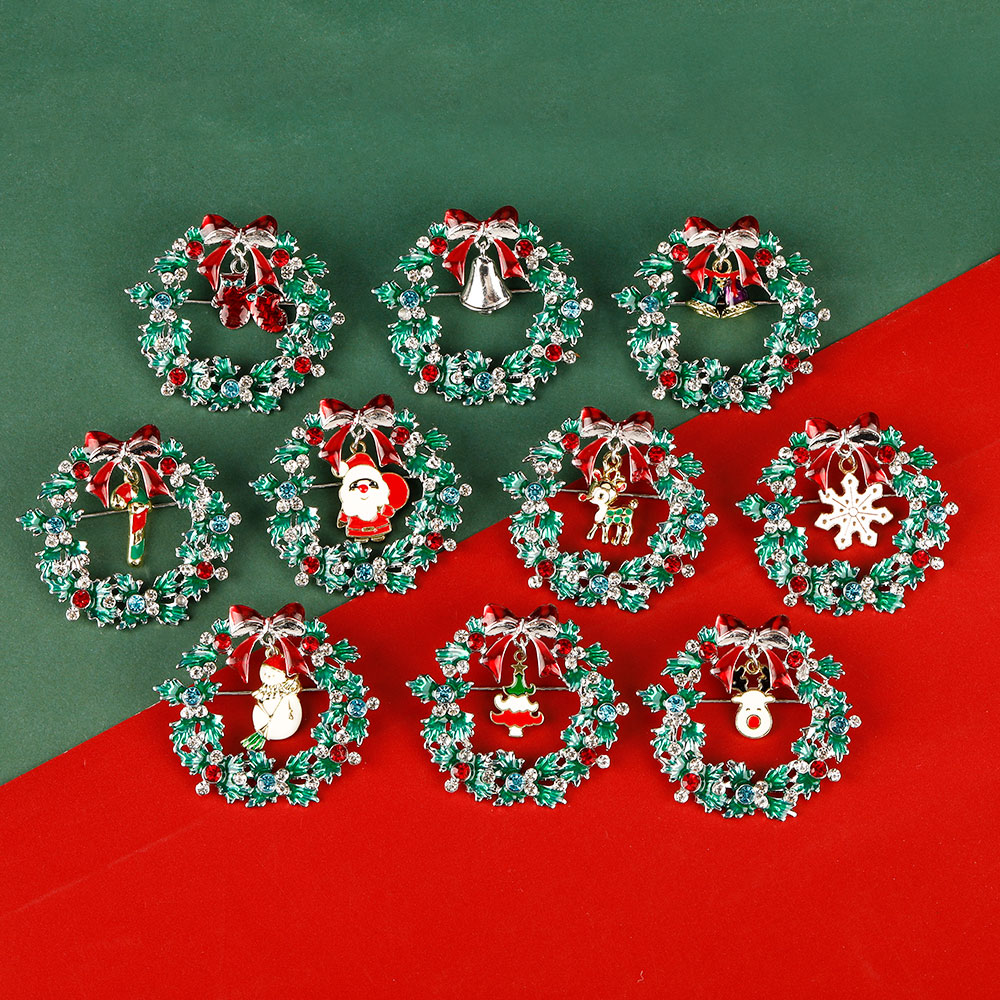 Christmas Wreath Collection En - огляд і ціна Vintage Collectible Santa
