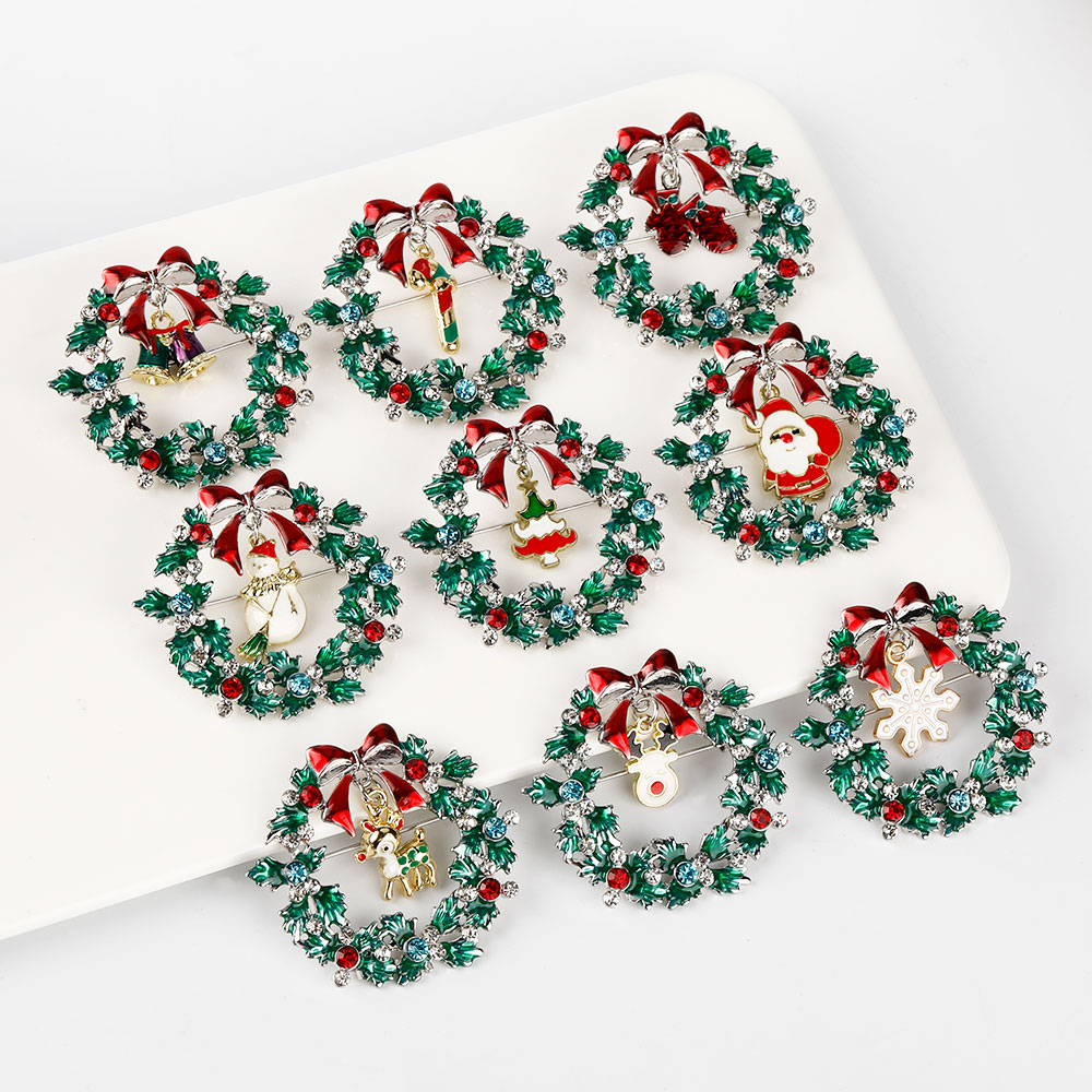 Christmas Wreath Collection En - огляд і ціна Vintage Collectible Santa