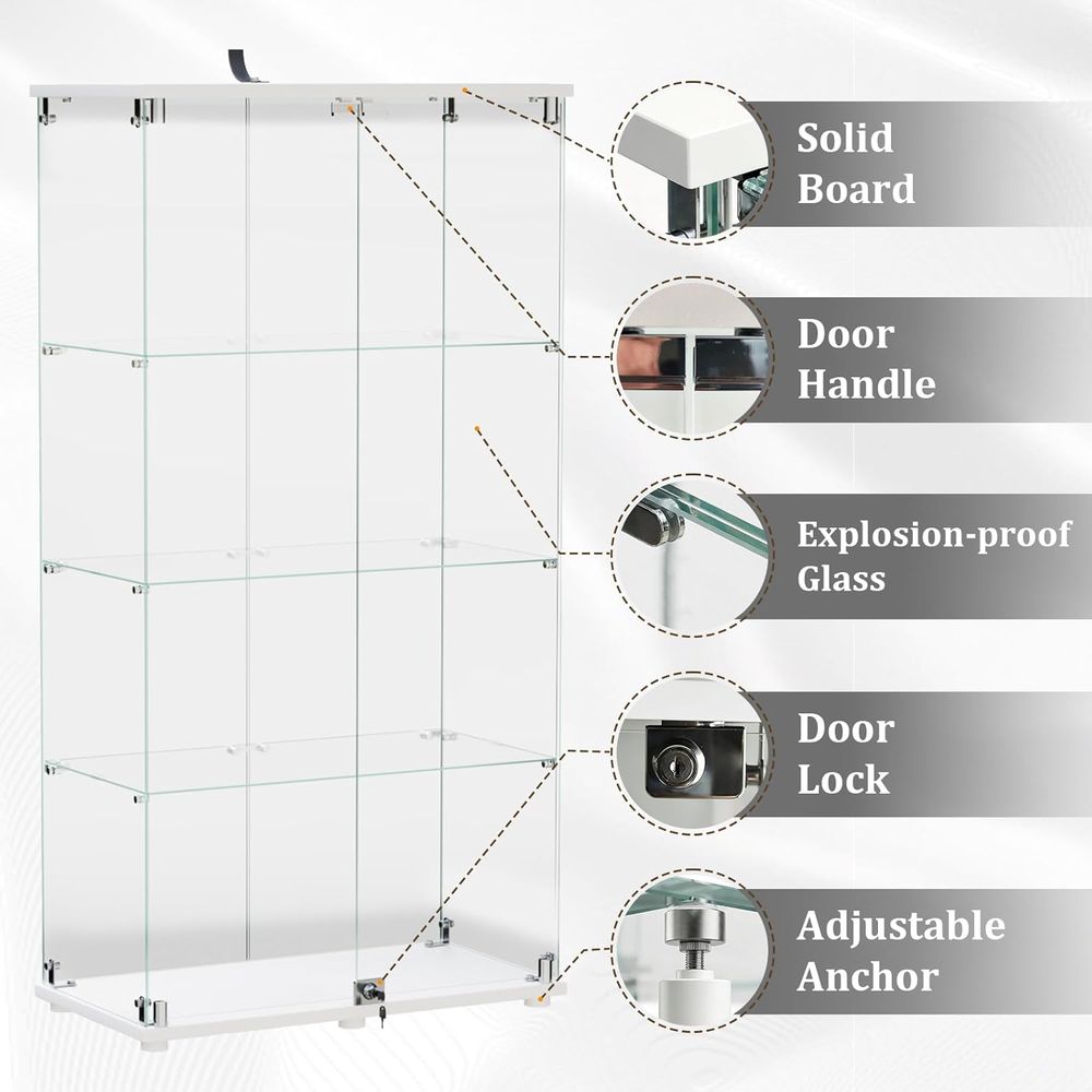 Tempered Glass Display Cabinet - огляд і ціна Collectible Collection
