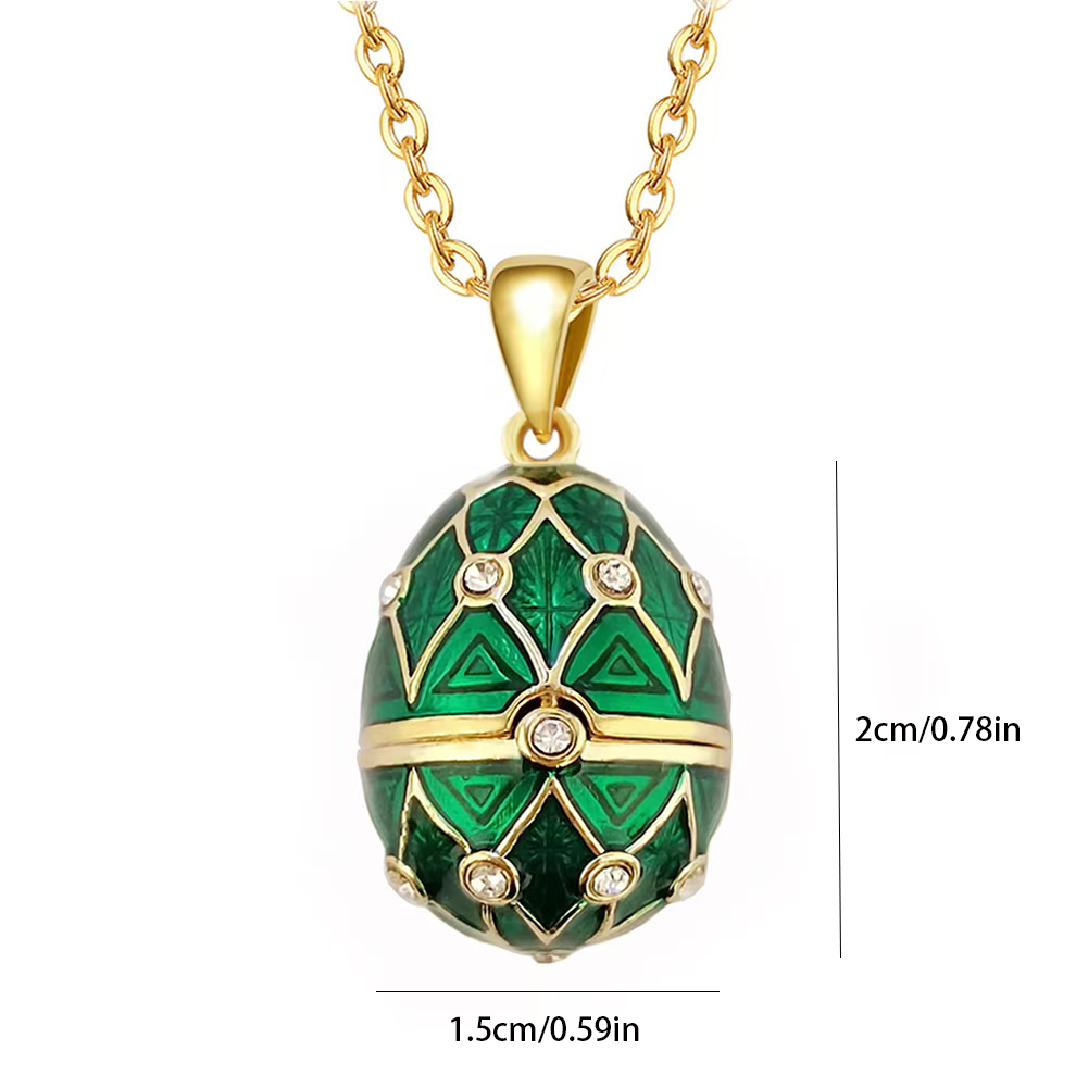 Enamel Faberge Easter Egg Pend - огляд і ціна Vintage Collectible Jewelry
