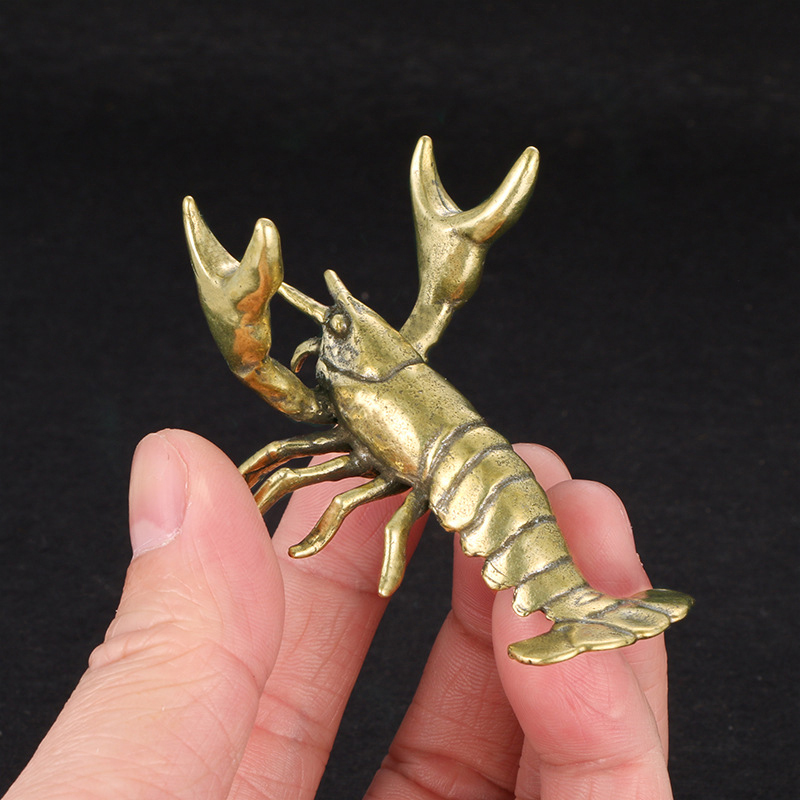 Solid Brass Crayfish Ornament  - огляд і ціна Vintage Collectible Furniture