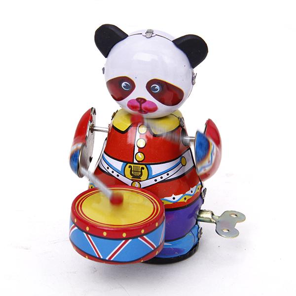 Wind Up Clockwork Panda Drumme - огляд і ціна Vintage Collectibles Toys