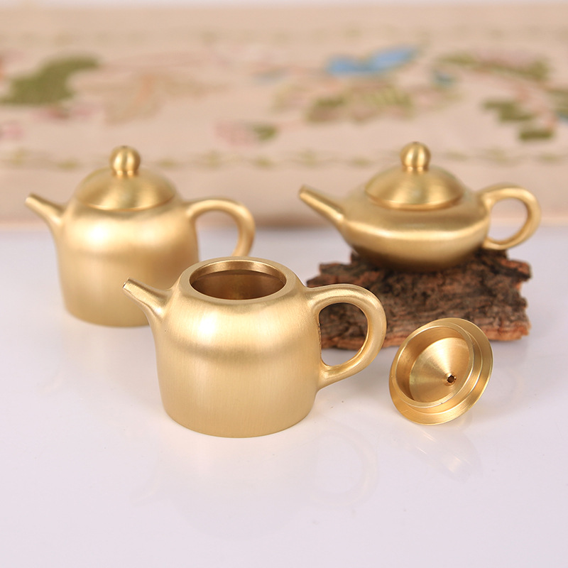 Brass Mini Teapot, Chinese Sty - огляд і ціна Vintage Collectible Furniture