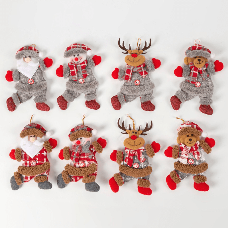 3-Piece Set of Randomly Styled - огляд і ціна Vintage Collectible Santa