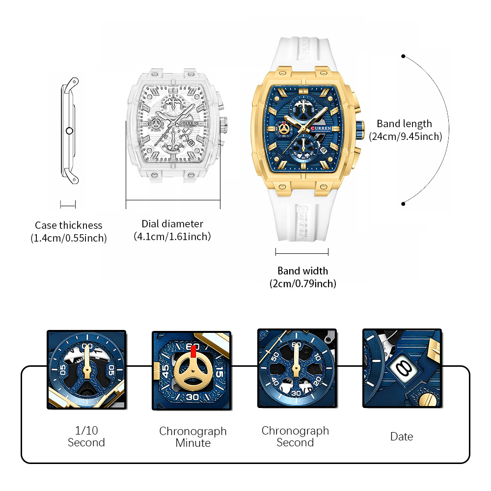 CURREN Luxury Vintage Watch fo - огляд і ціна Vintage Watch Collecting