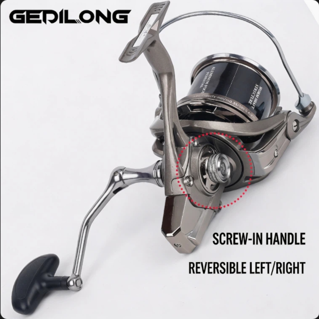 GEDILONG Spinning Reel Full Me - огляд і ціна Developing Tank Reel