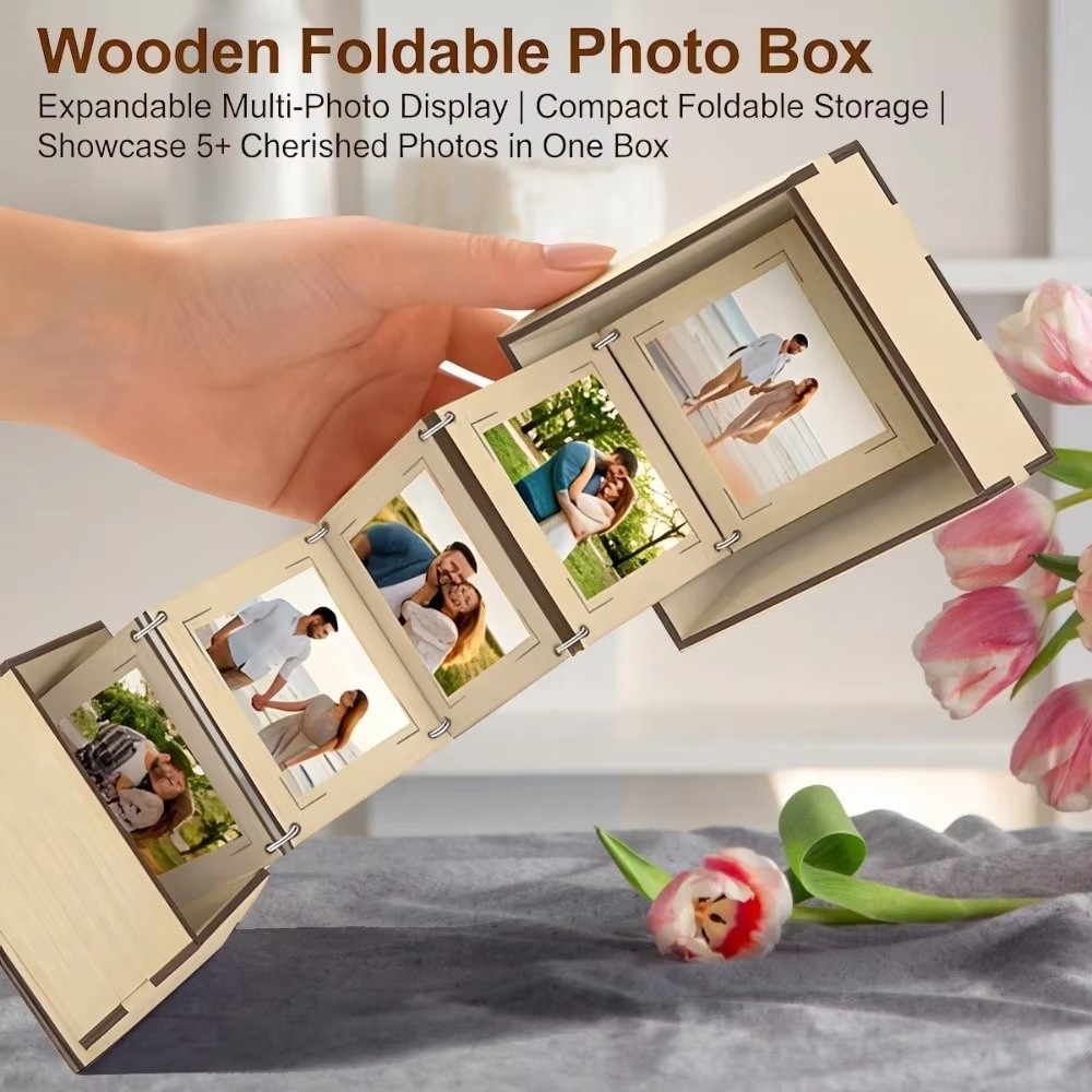 Creative Folding Wooden Photo  - огляд і ціна Collectible Vintage Photos