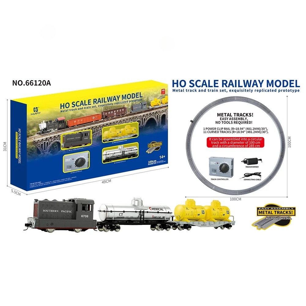 HO Scale Metal Rail Train Mode - огляд і ціна Vintage Collectibles Toys