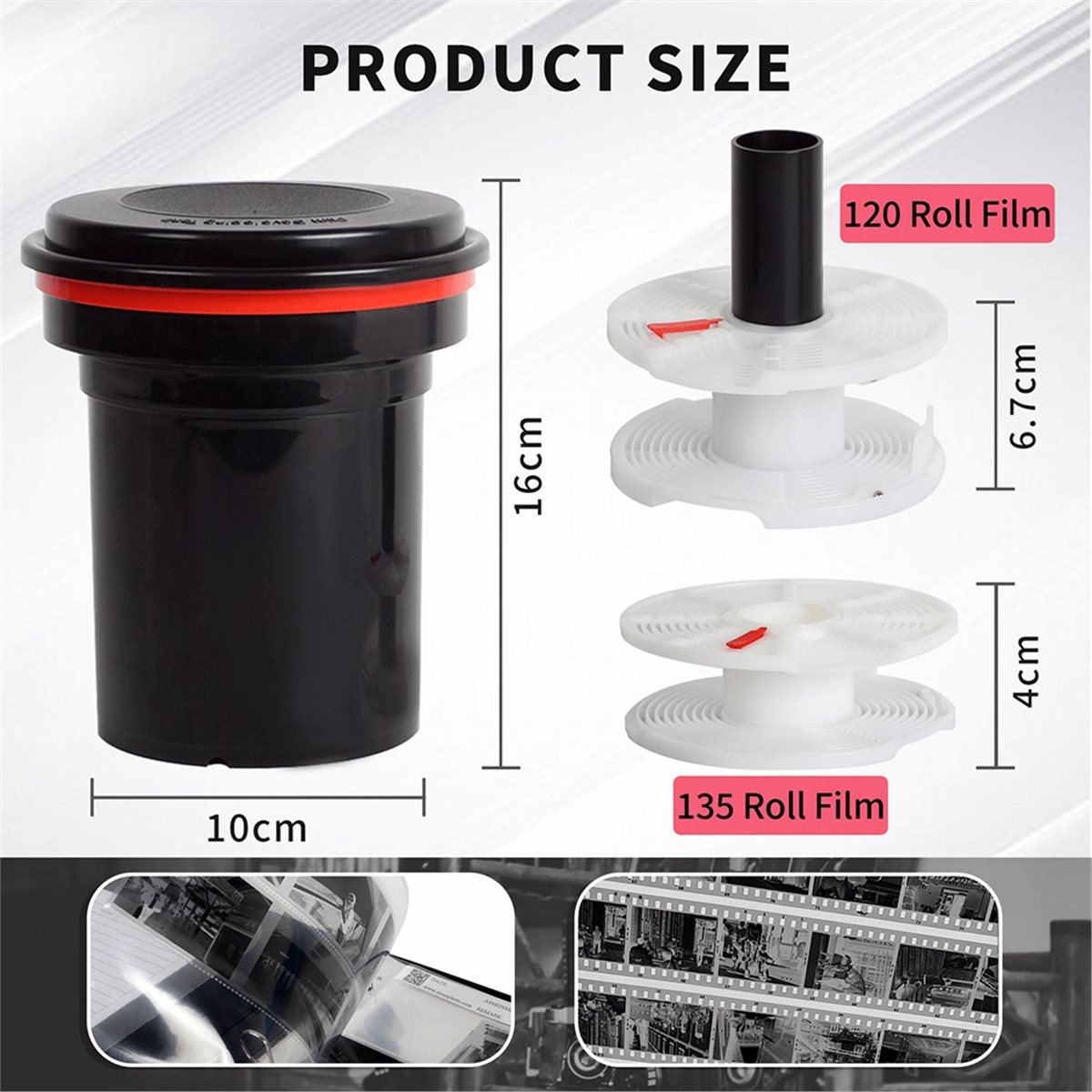 2026 New 120/135/127mm Film De - огляд і ціна Developing Tank Reel