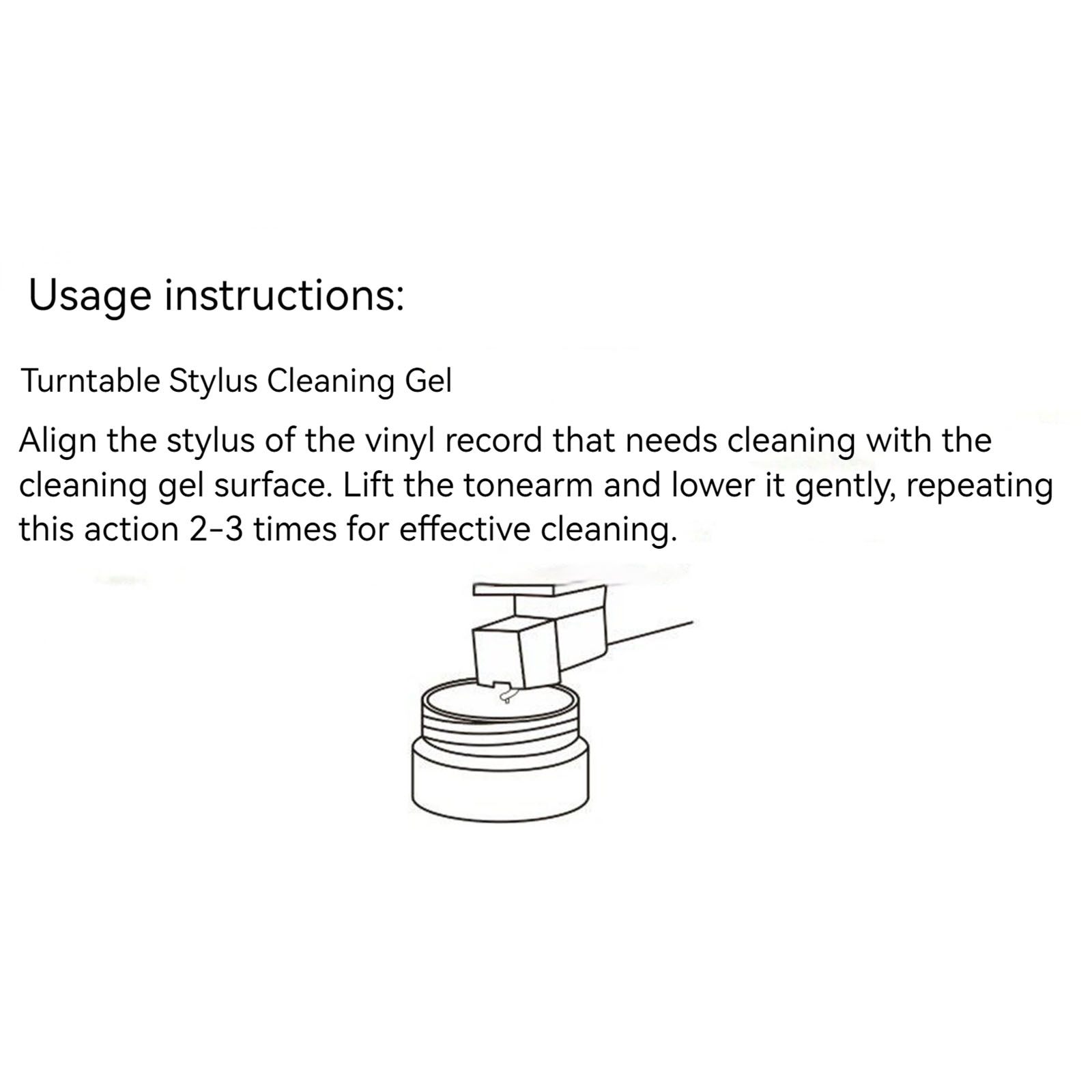 Stylus Cleaning Glue Reusable  - огляд і ціна Vinyl Record Cleaner