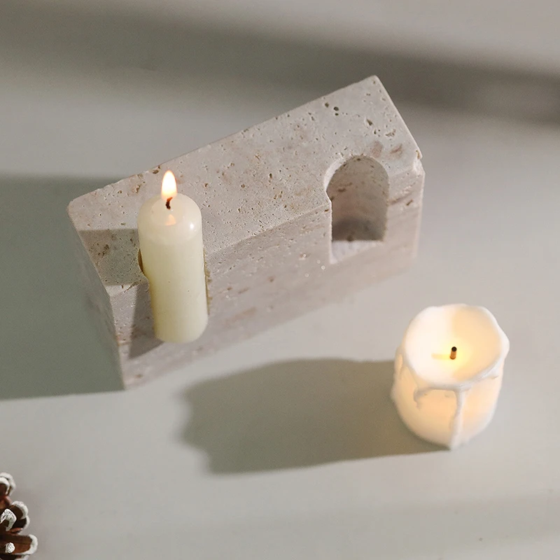 2 Holes Marble Taper Candle Ho - огляд і ціна Vintage Collectible Marbles