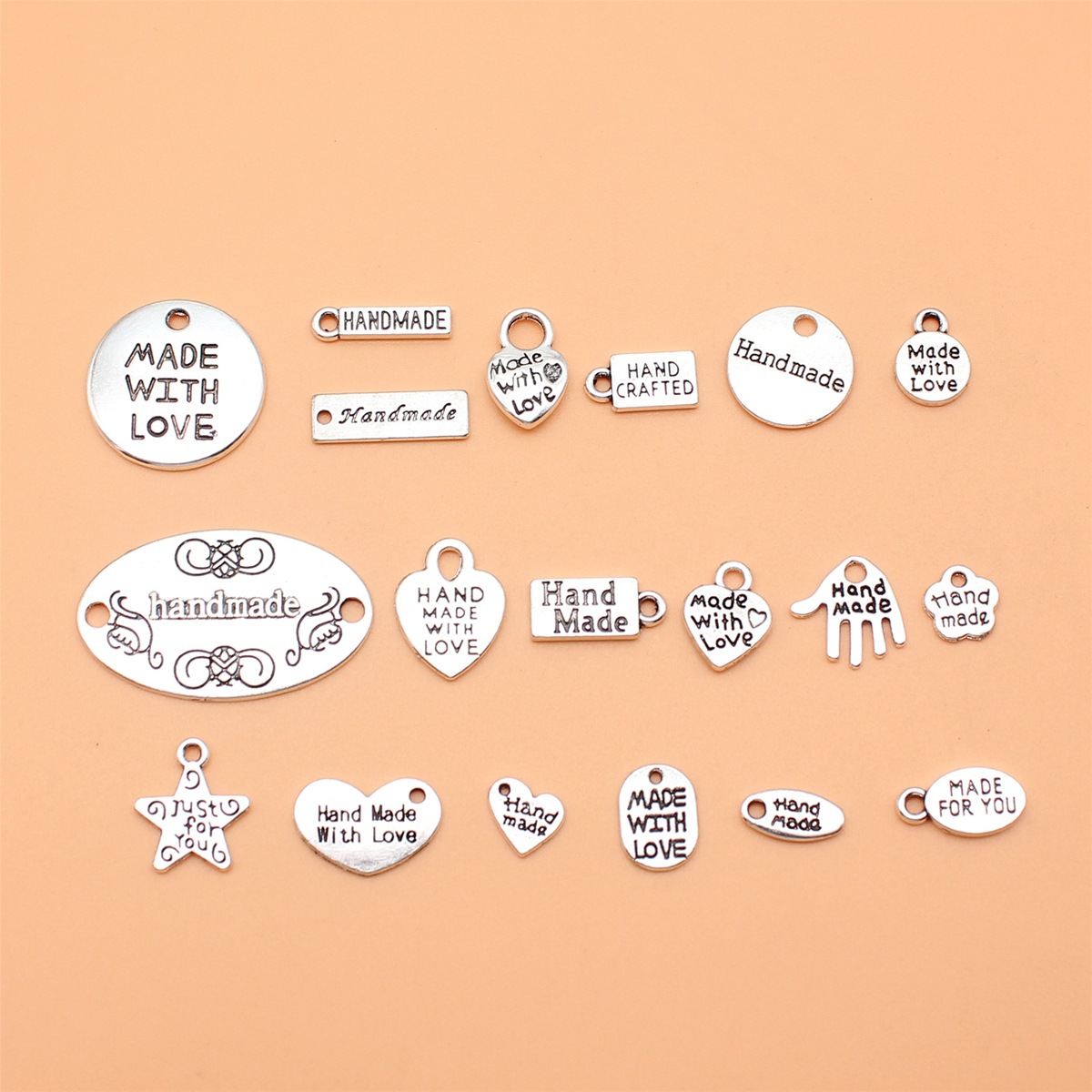19pcs Antique Silver Color Han - огляд і ціна Vintage Collectible Jewelry