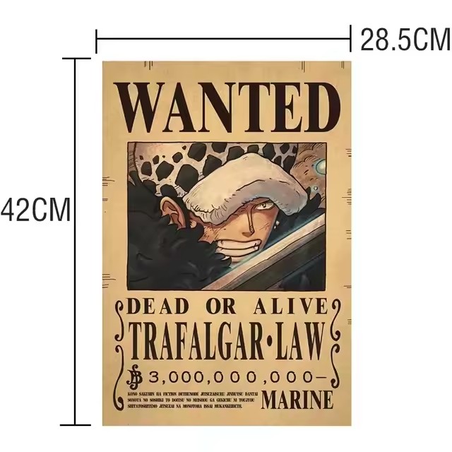 Anime One Piece Bounty Wanted  - огляд і ціна Vintage Collectibles Toys