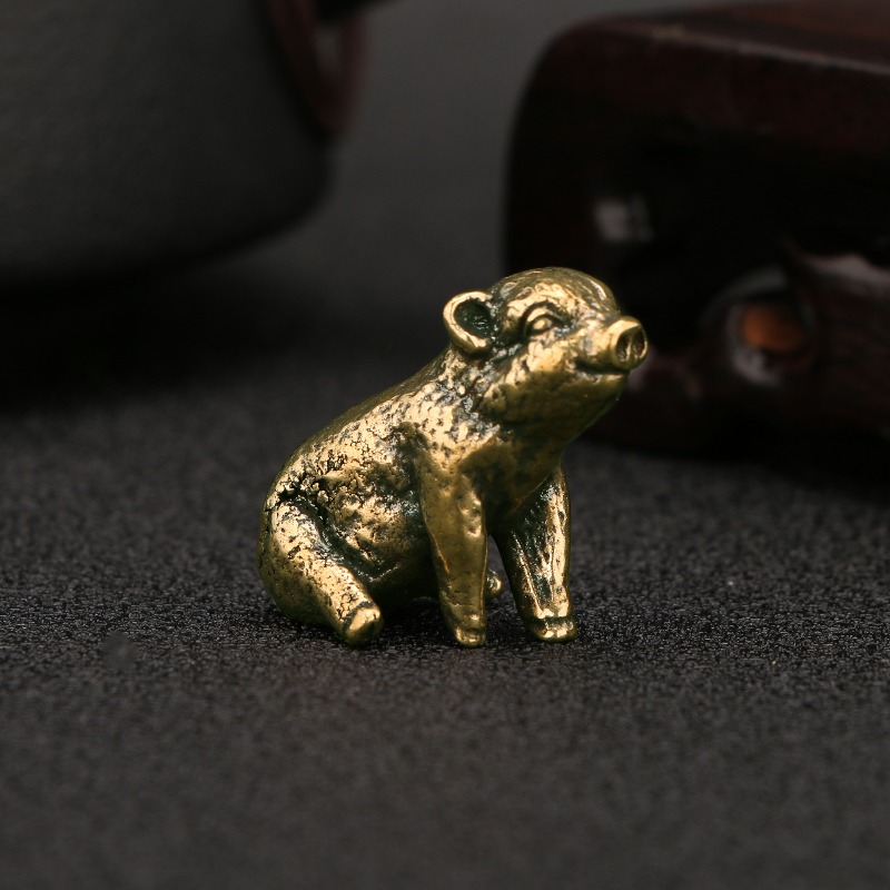Retro Chinese Zodiac Pig Archa - огляд і ціна Vintage Collectible Christmas Ornaments
