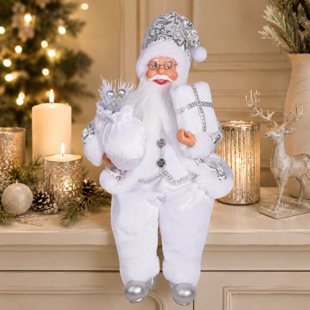 1pc White Santa Claus Decorati - огляд і ціна Vintage Collectible Santa