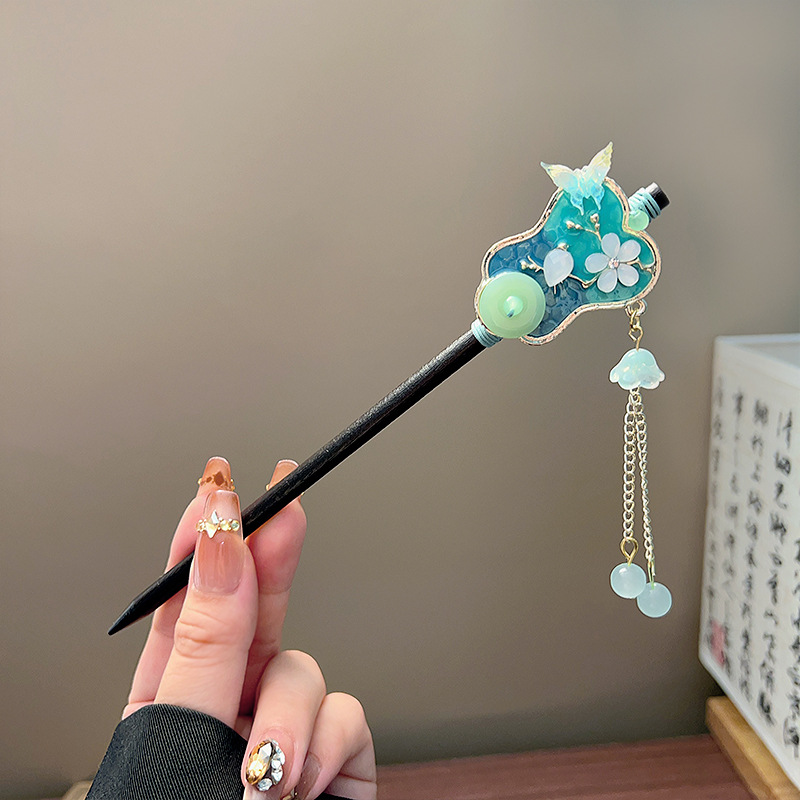 Classic Tassel Hair Stick Blac - огляд і ціна Vintage Collector