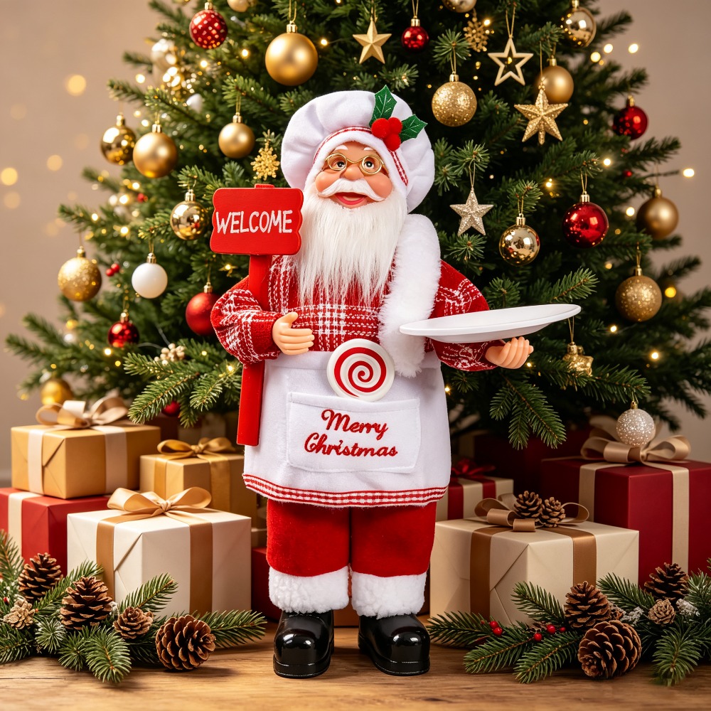 A Christmas chef-themed Santa  - огляд і ціна Vintage Collectible Santa