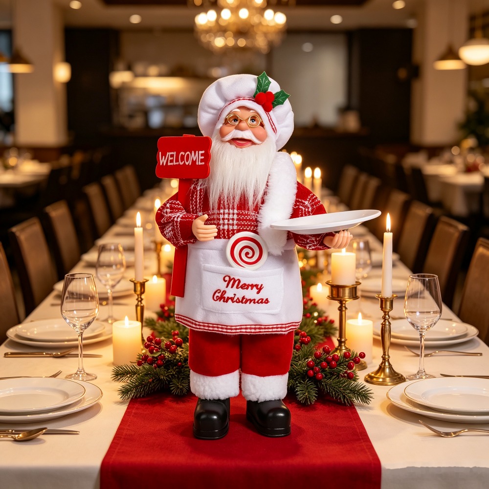 A Christmas chef-themed Santa  - огляд і ціна Vintage Collectible Santa