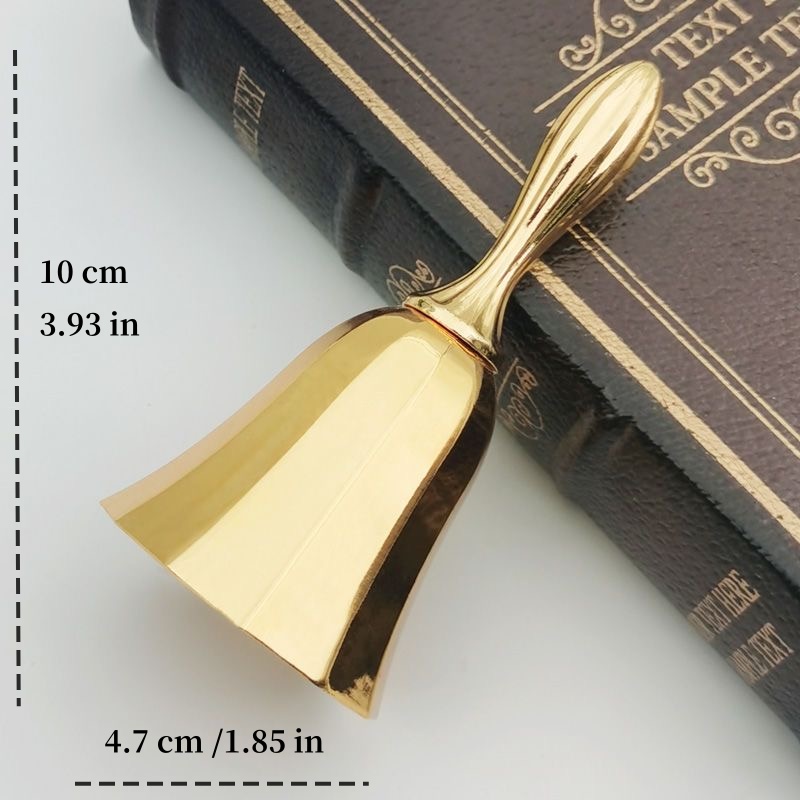 New Vintage Brass Bell Hand Di - огляд і ціна Vintage Collectible Dishes