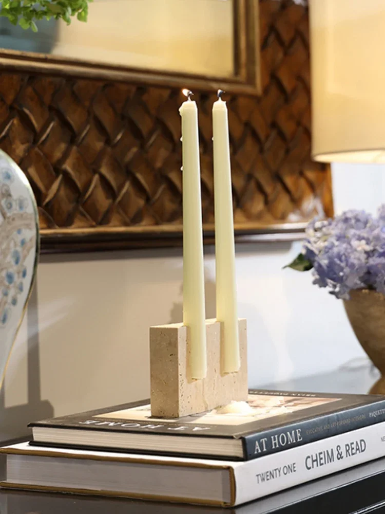 2 Holes Marble Candlestick Hol - огляд і ціна Vintage Collectible Marbles